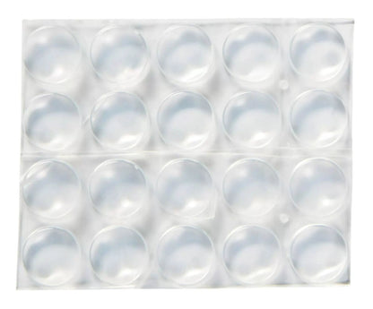 Scotch Clear Adhesive Bumper Pads 40 PCS, Self-Stick Rubber 1/2" Round, [2]