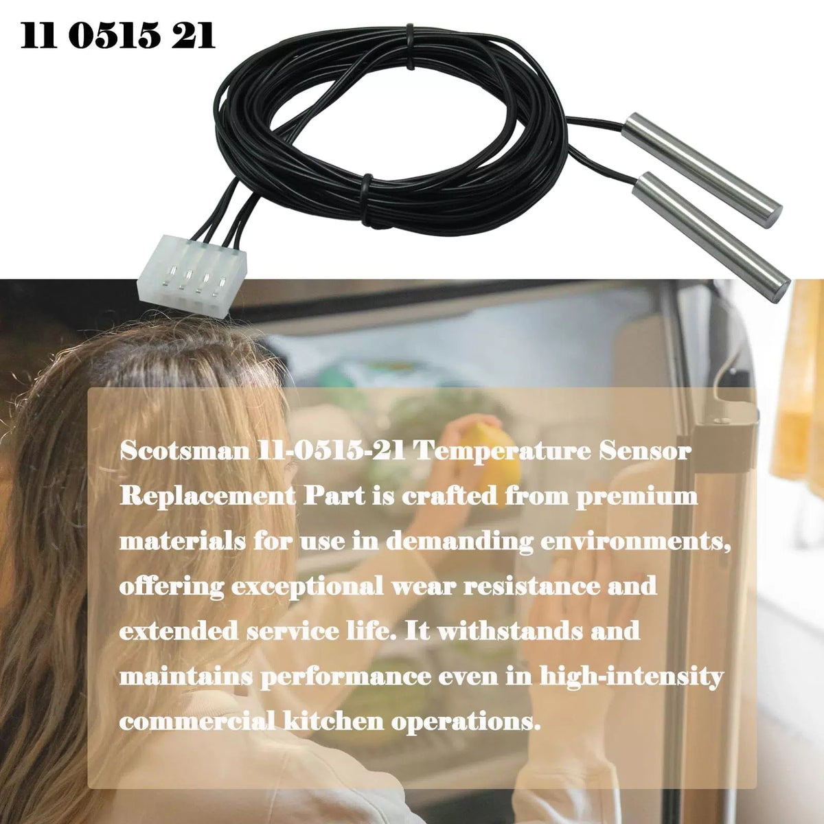 Scotsman 11-0515-21 Ice Maker Temperature Sensor Probe Replacement Kit [6]