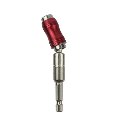 20° Adjustable Angle Magnetic Bit Extension Rod , 1/4" Hex Quick Release Magnetic Screwdriver Bit Holder for Electric Drill