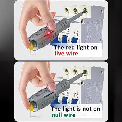 Intelligent Voltage Tester Pen Magnetic Electricity Tester Screwdriver Detector Live Wire Circuit Tester With LED Light Display