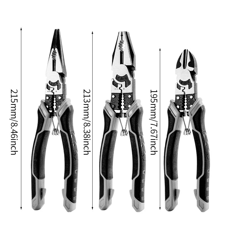 Universal multifunctional diagonal pliers needle nose pliers hardware tools universal wire pliers electrician wire pliers