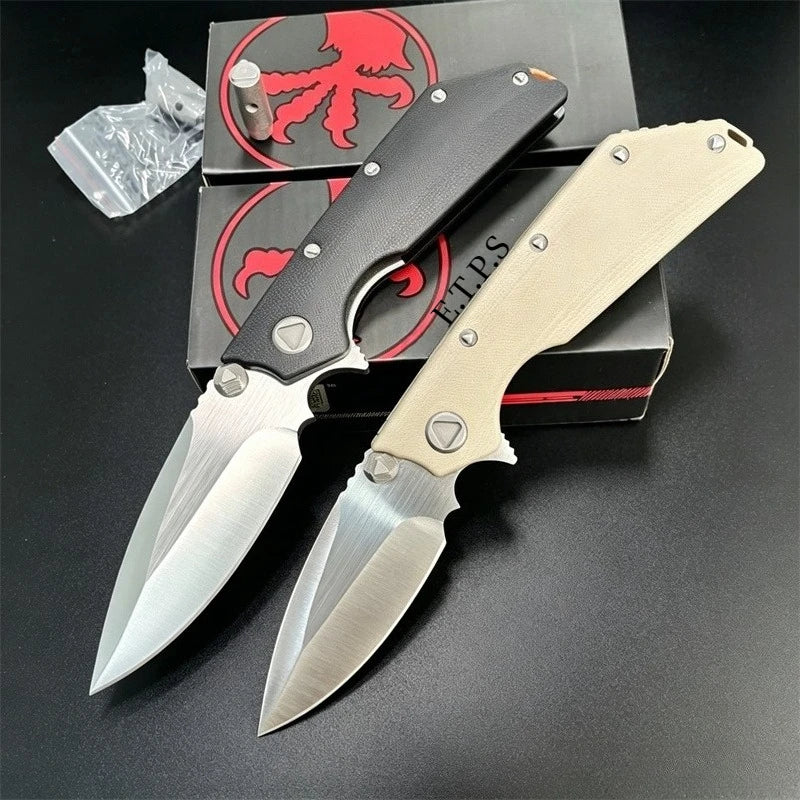 DOC Black G10 Handle Bearing Folding EDC Multi Purpose Tools Outdoor Camping Fishing Cutting Multi Tools