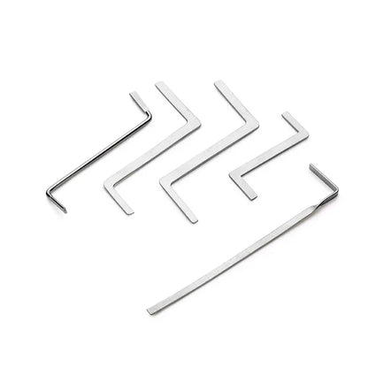 10/12PCS Lock Pick Set Locksmith Extractor Tools Broken Key Auto Extractor Remove Hooks Stainless Steel DIY Hand Tools Hardware