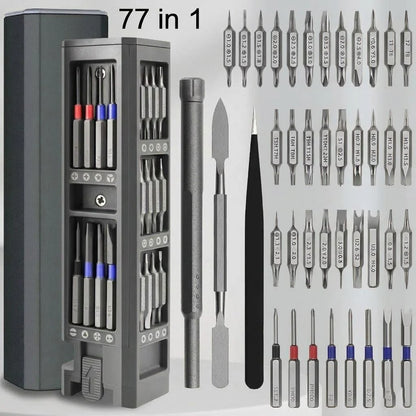 Precision Electric Screwdriver Set Cordless Rechargeable Power Screw Driver Kit with Magnetic Bits for Phone iPhone Laptop Mac PC Computer Watch Camera Repair Specialty Shaped Fasteners Hardware Tools