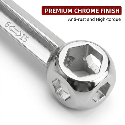 Premium Bone Wrench, Outperforms Zinc/Aluminum Alloy–for Bicycle, Motorcycle & Furniture Assembly