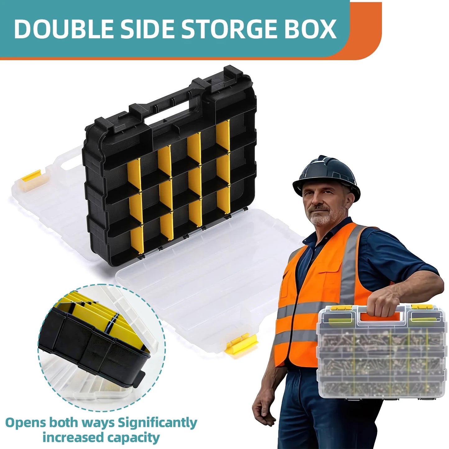 1350pcs Carbon Steel Phillips Wood Screws Assortment Kit, Flat-Head And Phillips Designs, Common Sizes M3.5/M4/M5/#8, Heavy Duty Self-Tapping Fasteners with Anti-Slip Matching Wrench, Sturdy Double Layer Storage Box, Hardware Supplies for Woodworking