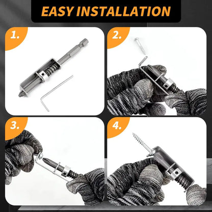 Rafford Screw Holder Drill Bit Phillips Anti-Drop Screwdriver Bit Fixing Clamp Set Suitable for Electric Drills, DIY Repair.