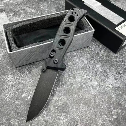 BM 273 Outdoor Folding Knife Jungle Climbing Fishing Portable Knives Daily Cutter Wilderness Adventure Hiking Practical Tools Camping Hiking EDC Foldable Durable Fruit Knife Gift