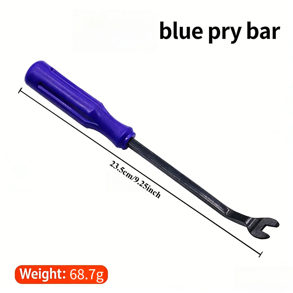 Professional Car Interior Refit Tool Set - Plastic Pry Bars, Fastener Remover & Screwdriver for Audio/Door Panel/Navigation