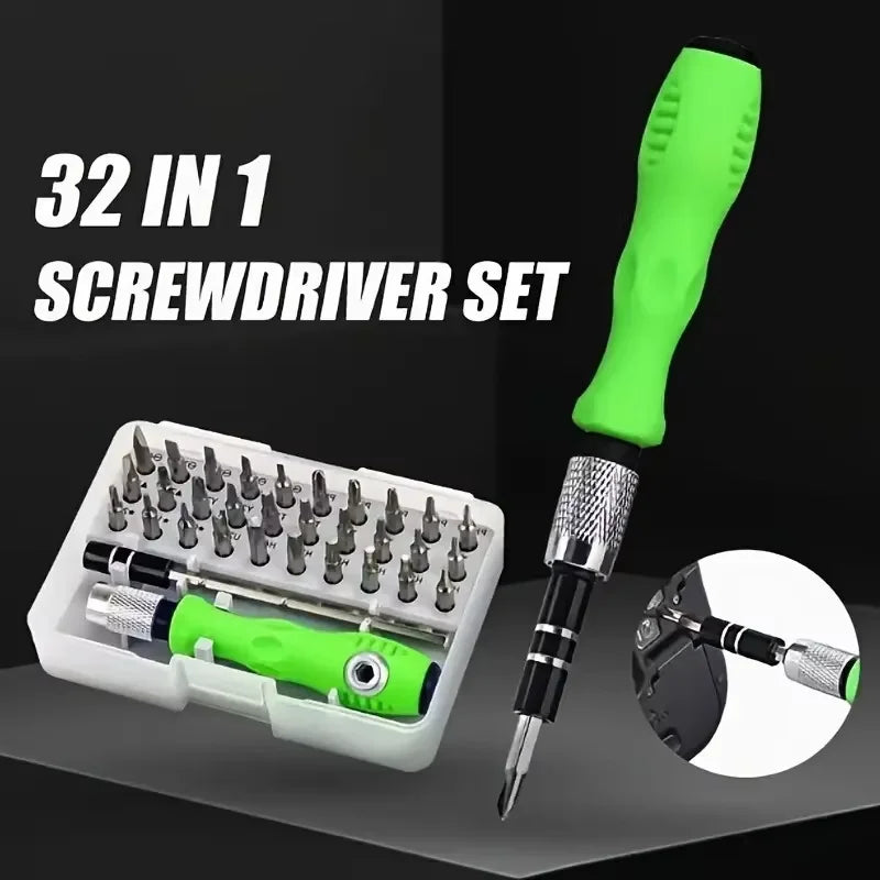 Multifunctional tool screwdriver set 32 in 1 screwdriver machine electronic product maintenance and disassembly tool set