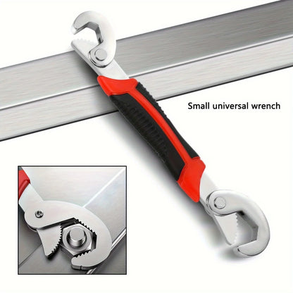 Adjustable Spanner, Universal Wrench,Quick Multi-function,New Grip 6-22mm 1 packs，Universal Opening Wrench