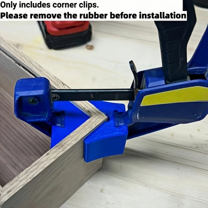 4pcs brand-new miter clamps, woodworking clamps designed to provide angled clamping for woodworking and various projects