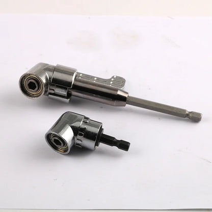 1pc Right Angle Drill 105 Degree Right Angle Driver Angle Extension Power Screwdriver Drill Attachment 1/4inch Hex Bit Drill Bit