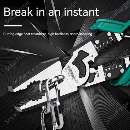 Multifunctional Universal Diagonal Pliers Needle Nose Pliers Hardware Tools Universal Wire Cutters Electrician Wire Pliers Set