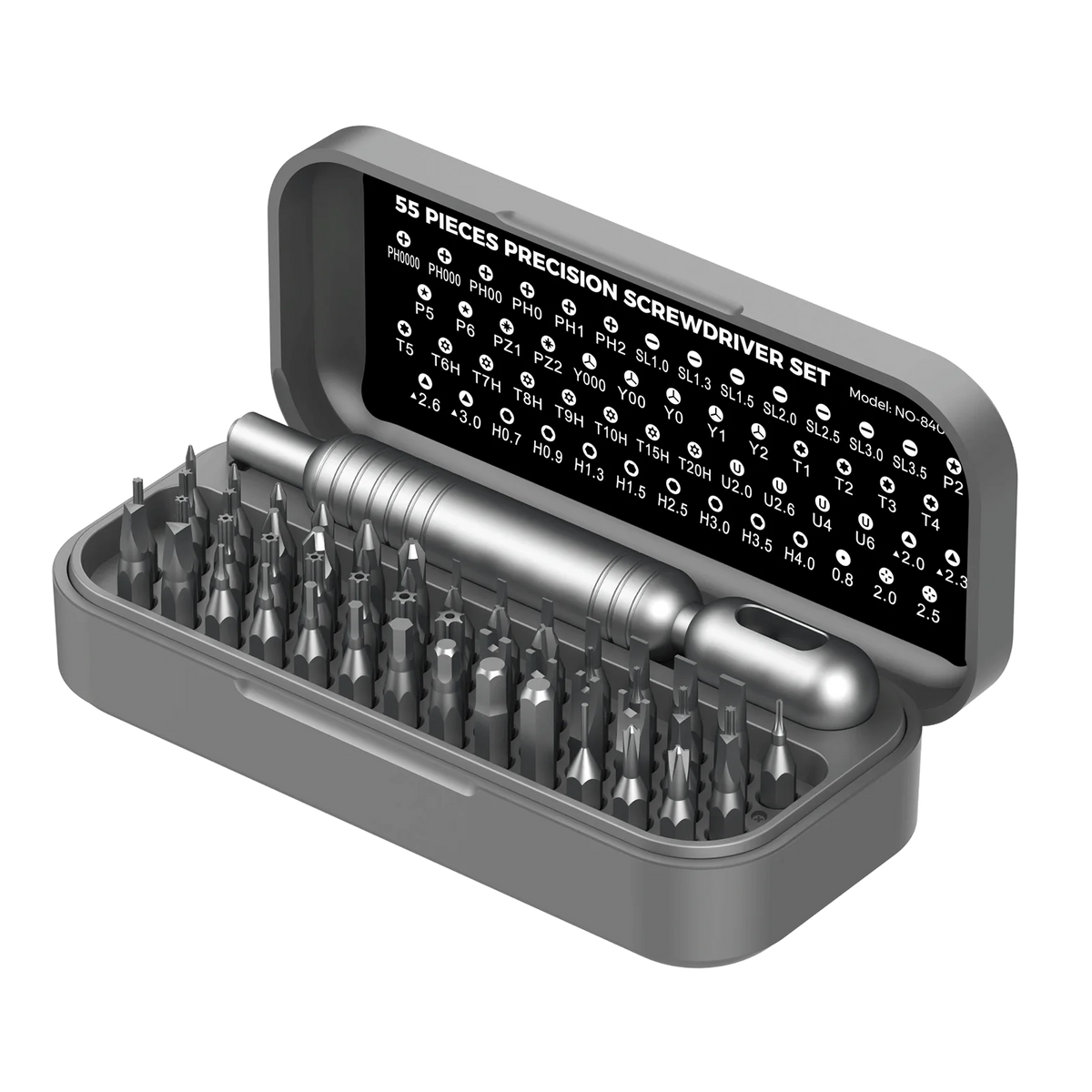 55PCS Mini Precision Screwdriver Set Magnetic Repair Tool Kit Torx Hex Phillips Bits for Phone Watch Laptop Electronics DIY Gift