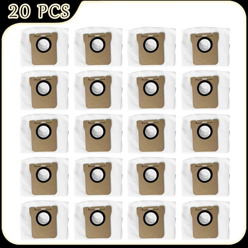 For Xiaomi X20 Max/X20 Pro/D109GL Robot Vacuum Accessories HEPA Filter Dust Bag Mop Bracket Main Brush Cover Replacement Parts