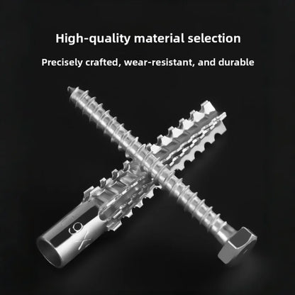 50/100Sets Metal Expansion Tube Self Tapping Screws Sets Drilling Plug Screw for Concrete Wall Anchors Fasteners Bolts Kits