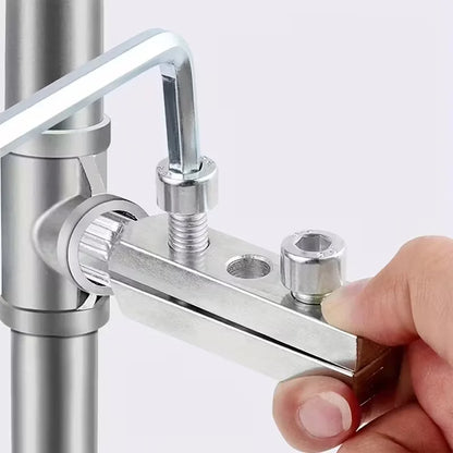 Faucet Valve Broken Thread Extractor - 1/2" & 3/4" Screw Removal Tool, Broken Bolt Extractor Kit for Home & Industrial Plumbing