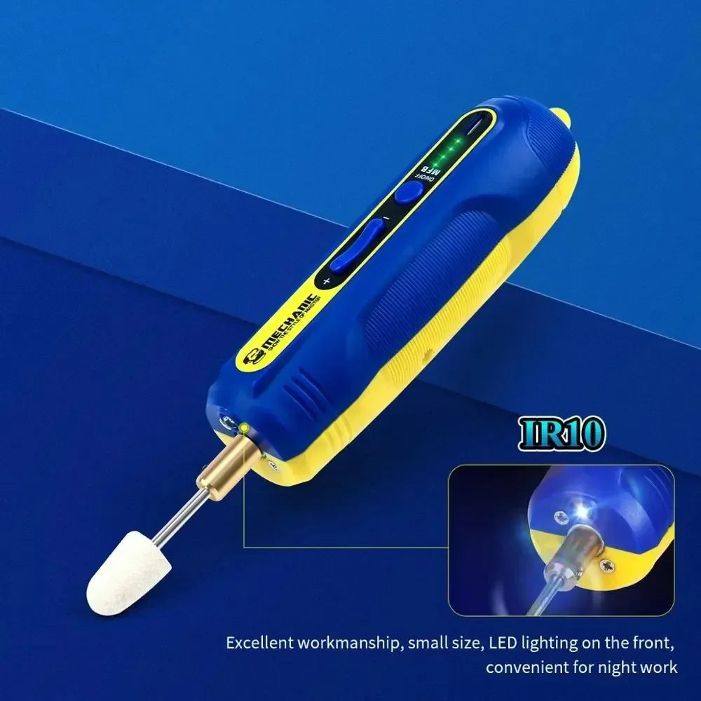 MECHANIC IR10 PRO Electric Glue Remover 6in1 3-Gear Adjustable Screw Extractor Kit for Mobile Phone Screen Glue Removal Polish