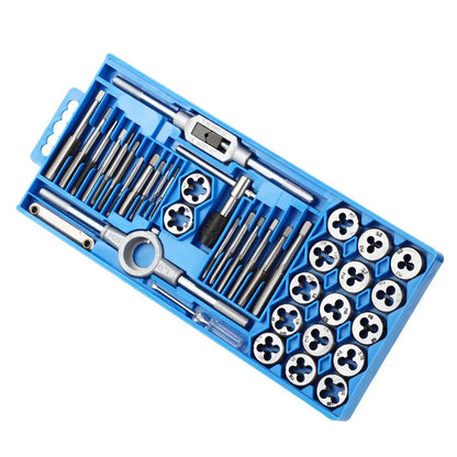 12/20/40pcs Multi-Size Portable Home Taps Slabs Tool Cases  Hardware Tool Portable Universal Combination Alloy Ste