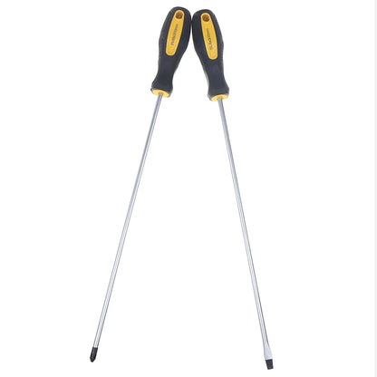 Long Handle Screwdriver Slotted Cross Head Magnetic Screwdriver Bits Anti Slip Manual Tools Screw Driver Bolt DriverHot