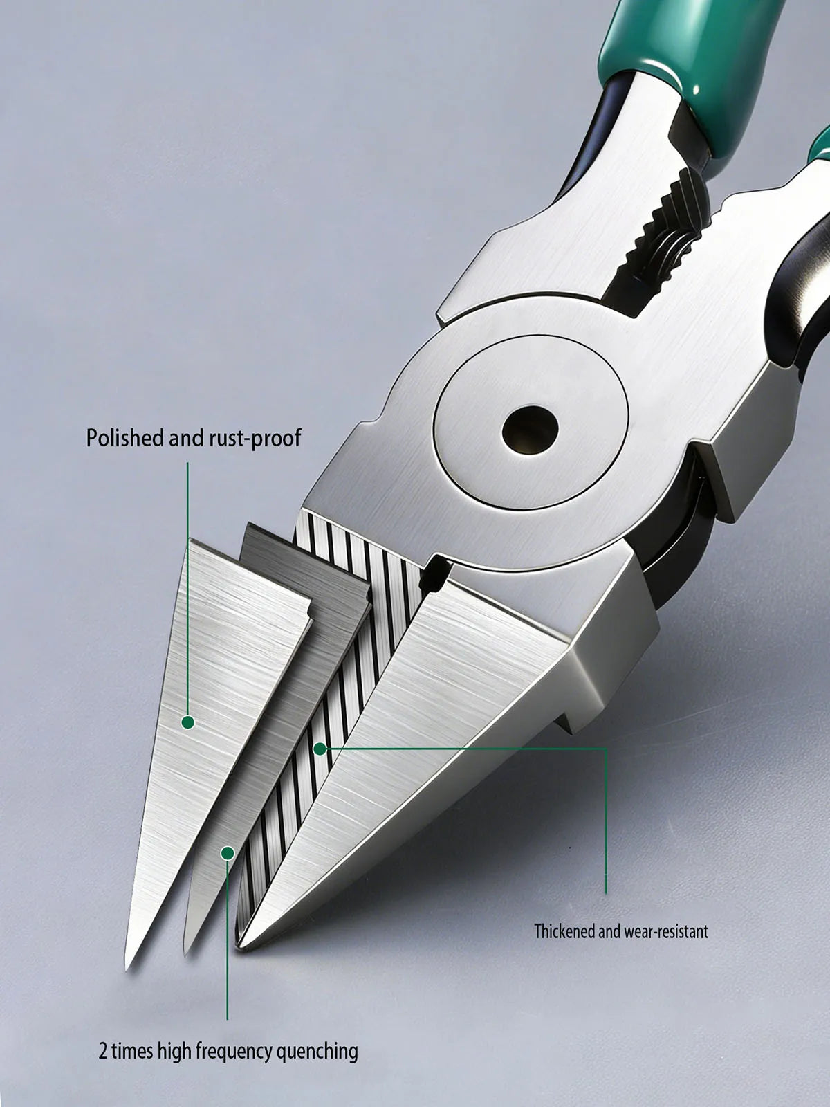 Industrial Ultra Thin Sharp Tip Diagonal Pliers High Hardness Side Cutter Electrician Wire Snips for Electronic Model Repair