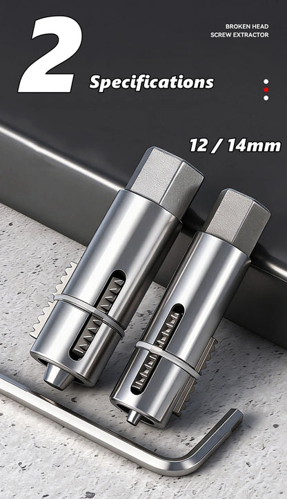 Faucet Angle Valves Broken Wire Extractor Set Damage Screw Extractor Remover For Plumbing Maintenance Pipe Thread Extractors