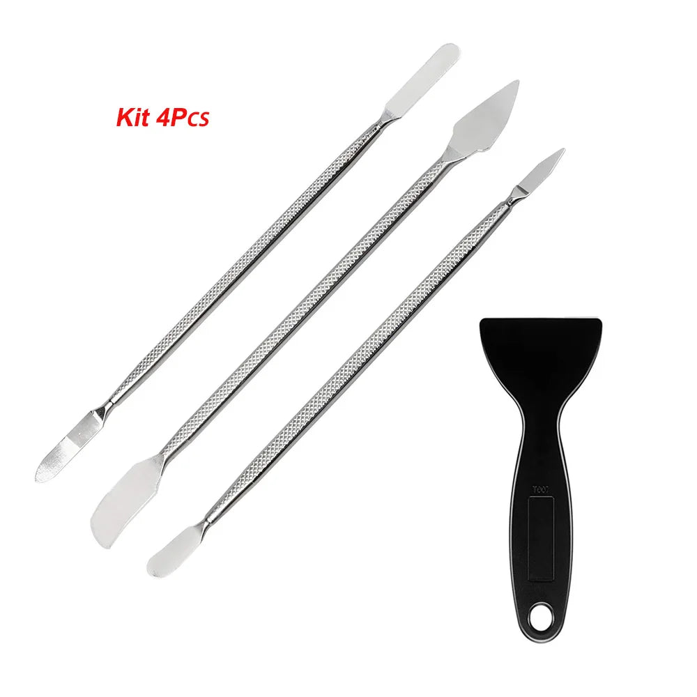 Spudger Pry Tool Kit Metal Spudger Ultra-Thin Prying Opening Tool for iPhone Laptop iPad Cell Phone Computer Repair Tool Kit
