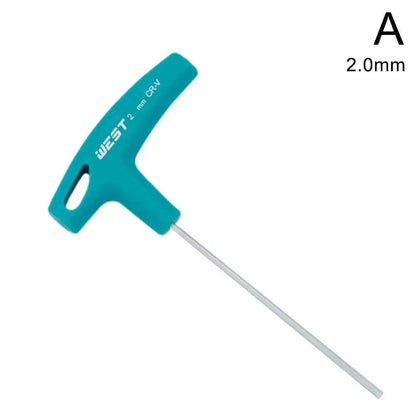 T-Handle Hex Allen Key Screws Screwdriver Driver Tool Hex Wrench 2mm/2.5mm/3mm/4mm/5mm/6mm/8mm/10mm T-Handle Spanner Allen Keys