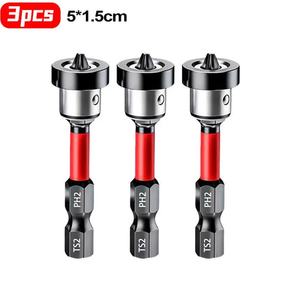 Magnetic Positioning Screwdriver Bits S2 Drywall Screw for Plasterboard Gypsum Board Locating Bit Batch Head Drilling Tools