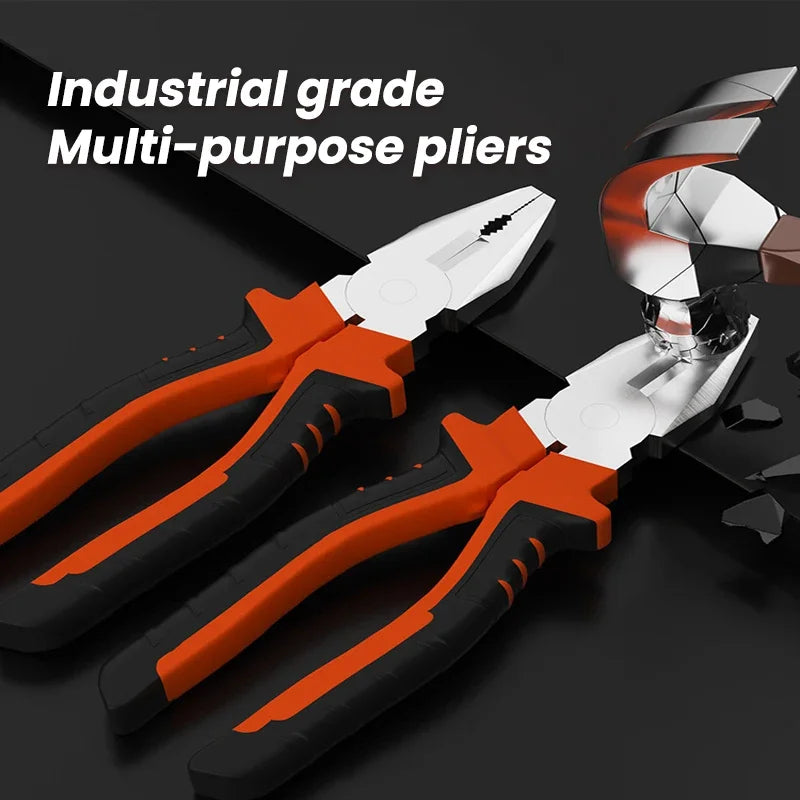 6/8inch Wire Pliers Industrial Labor-Saving Multifunctional Handmade Pliers Comprehensive Wire Cutting Long Nose Plier Hand Tool