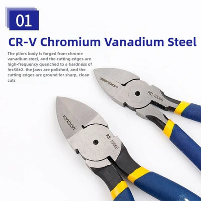 5/6 Inch Professional Cutting Pliers Wire Stripping Tool Side Cutter Cable Burrs Nipper Electricians DIY Repair Hand Tools
