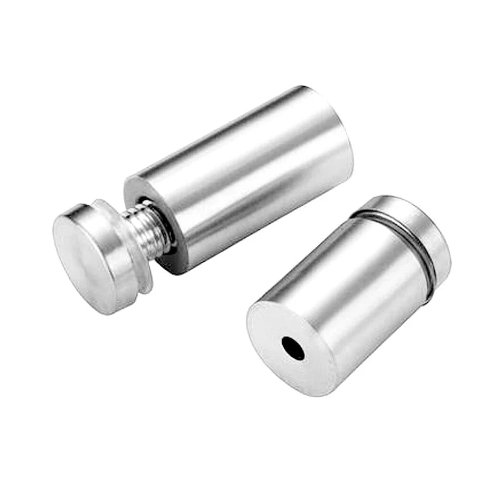 30pcs Advertising Nails 12x20/25/25mm Stainless Steel Screws for Wall Mount Glass/Acrylic Sign Standoff Fixing Screws Hardware