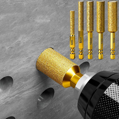 Brazed Diamond Core Bits Hex Shank Dry Drilling For Tile Marble Glass Grinding Hole Saw Edging Trimming Power Tool Accessories