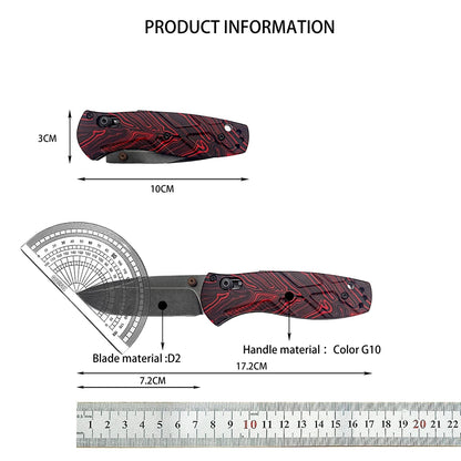 BM 585 Knife Mini-Barrage Assisted Folding Knife Outdoor Hunting Camping Survival Pocket EDC Tool Multitools Hand Knife