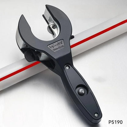 Ratchet Tube Cutter - Versatile Hand Tool for Copper, Aluminum, Iron, Stainless Steel, PPR & PE Pipes