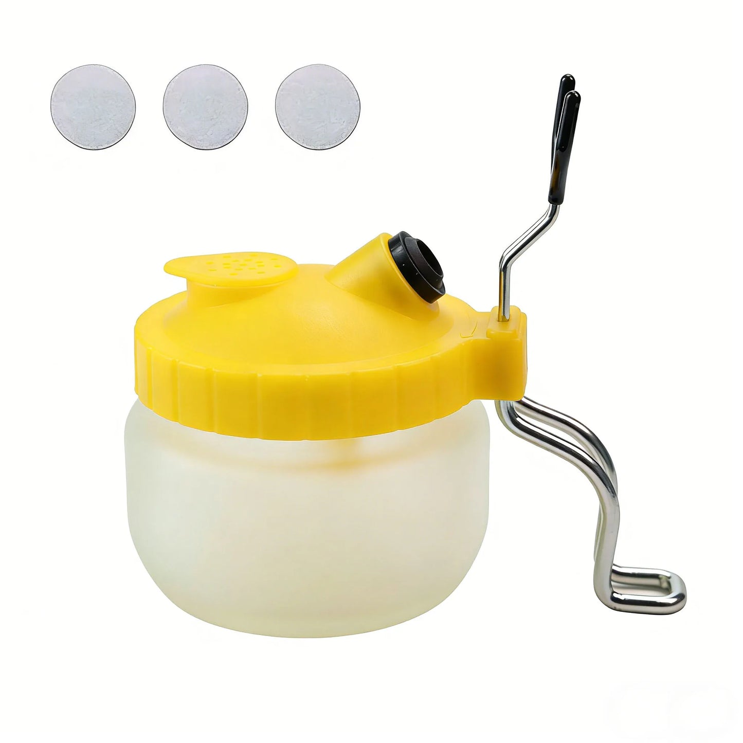 Airbrush Cleaning Pot Stand, Paint Storage Tray, Glass Reservoir Jar, Filter Cotton, and Airbrush Cleaning Tools