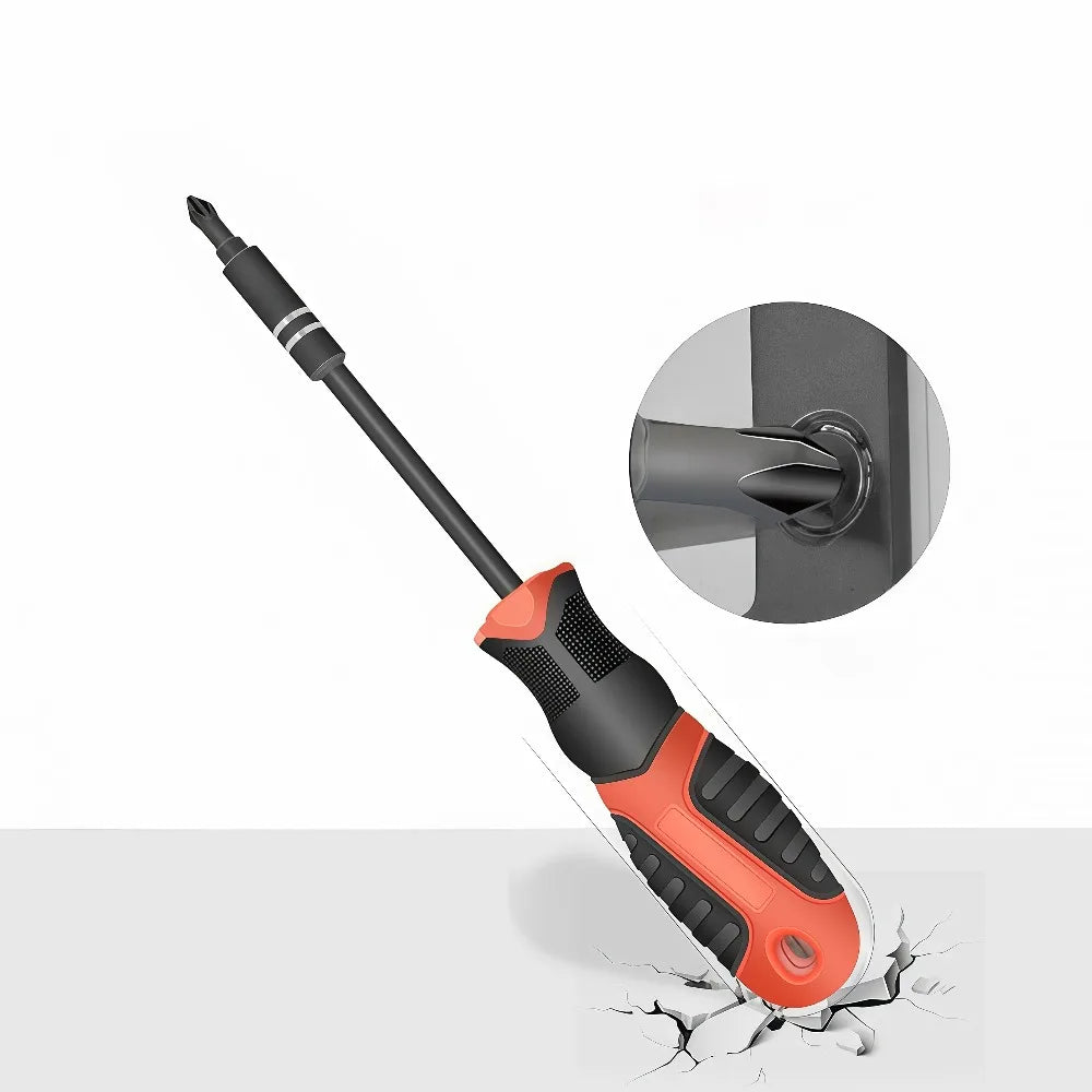 24In1 Socket Screwdriver Set Magnetic Bit Cross Flat Shaped Screwdriver Head Detachable Multifunctional Handheld Repair Tool Set