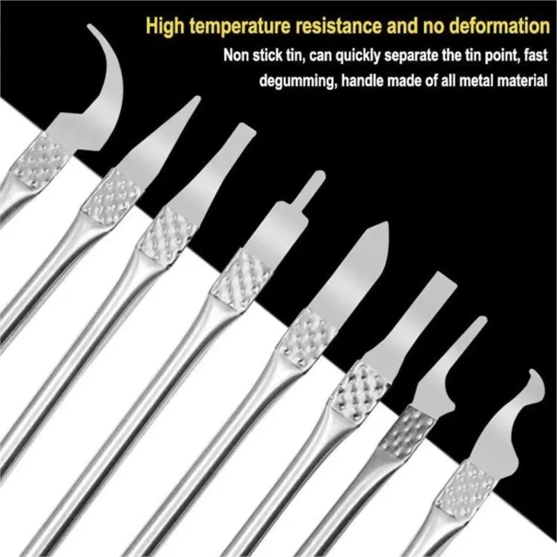 Dismantling CPU IC Prying Small Knife hin Ultra-Thin Blade Pry Shovel For iPhone Mobile Phone Motherboard Repair Tools 8Pcs/Set