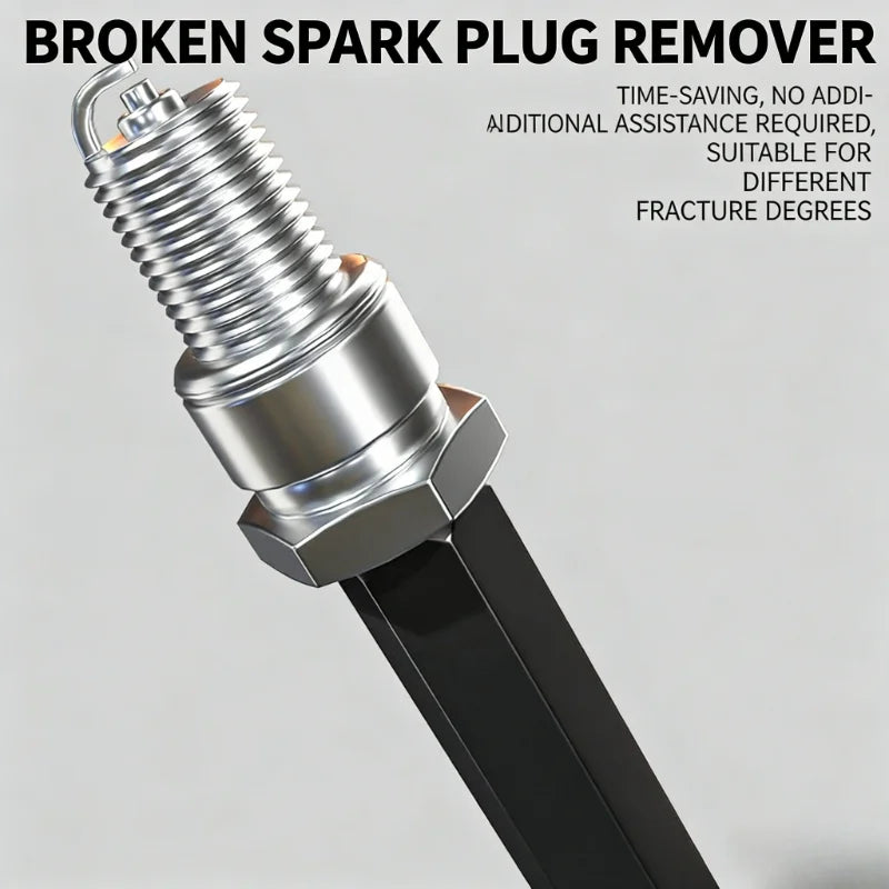 Professional Auto Spark Plug Removal Tool - Reverse Thread Tap for Extracting Broken Screws