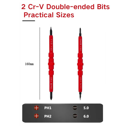 3 In 1 Electricians Insulated Screwdriver Kit Interchangeable Magnetic Blades – PH1/PH2, Slotted, Cross Bits Multipurpose Tools