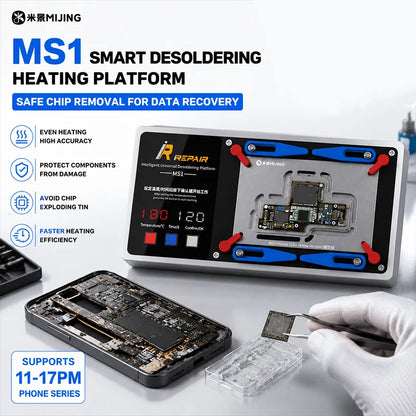 MIJING MS1 Motherboard Preheating Station PCB Heating Platform for Phone Chip Removal Desoldering BGA Repair Tool