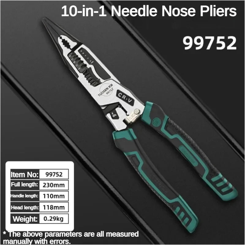Multifunctional Universal Diagonal Pliers Needle Nose Pliers Hardware Tools Universal Wire Cutters Electrician Wire Pliers Set