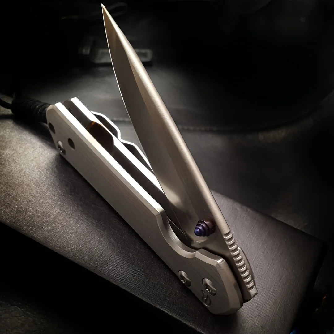 Chris Reeves Folding Knife, Outdoor Multifunctional Knife, Tactical Folding Knife Made of High Hardness Stainless Steel Knives