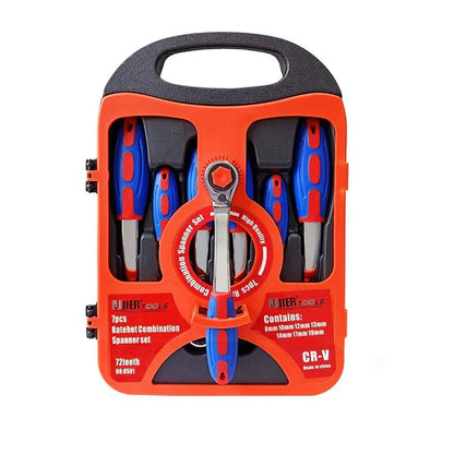 72 Tooth Plastic Handle Dual-Purpose Ratchet Wrench Household Hardware Tools Ratchet Wrench for Car Reapair Mechanical Spanner