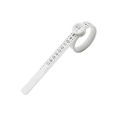 Ring Sizer with Magnifier US UK EU HK Size Scale Finger Measuring Ruler Professional Jewelry Ring Size Tool