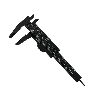 Plastic Portable Mini Sliding Vernier Caliper 0-80mm Double Scale Gauge Student Ruler Measure Tools Small Object Creative Gift