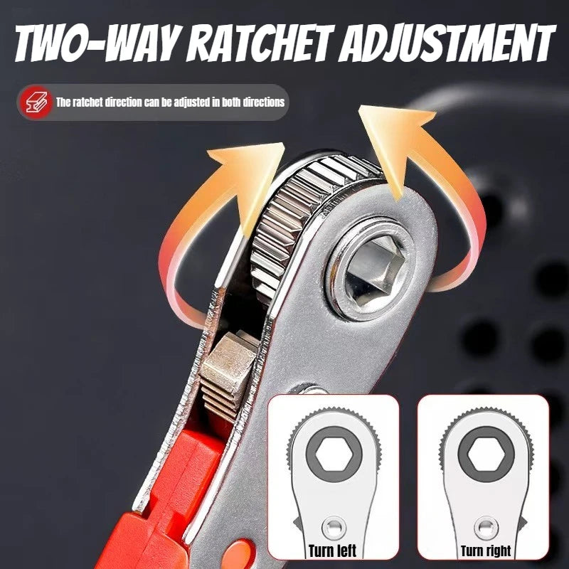Right Angle Screwdriver Set T25, Mini Ratcheting 90 Degree Offset Wrench Kit, Pocket Tool for DIY Repair, Low Profile Bit Socket