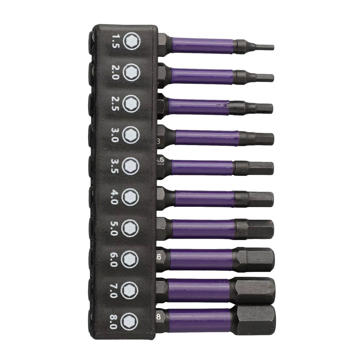 10PCS Impact Drill Bit Set S2 Steel Hex Head Shank Magnetic Screwdriver Driver Bits Holder Wrench Electric Drill Tools