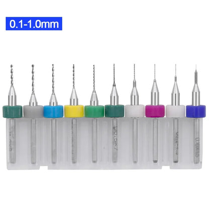 0.1-3.0mm Print Circuit Board Drill Bits Carbide Micro Drill Bits CNC PCB Twist Dril